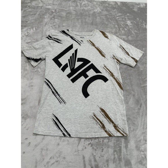 MLS Los Angeles Football Club LAFC Gray Brush Stroke T-Shirt Youth L - Picture 1 of 5